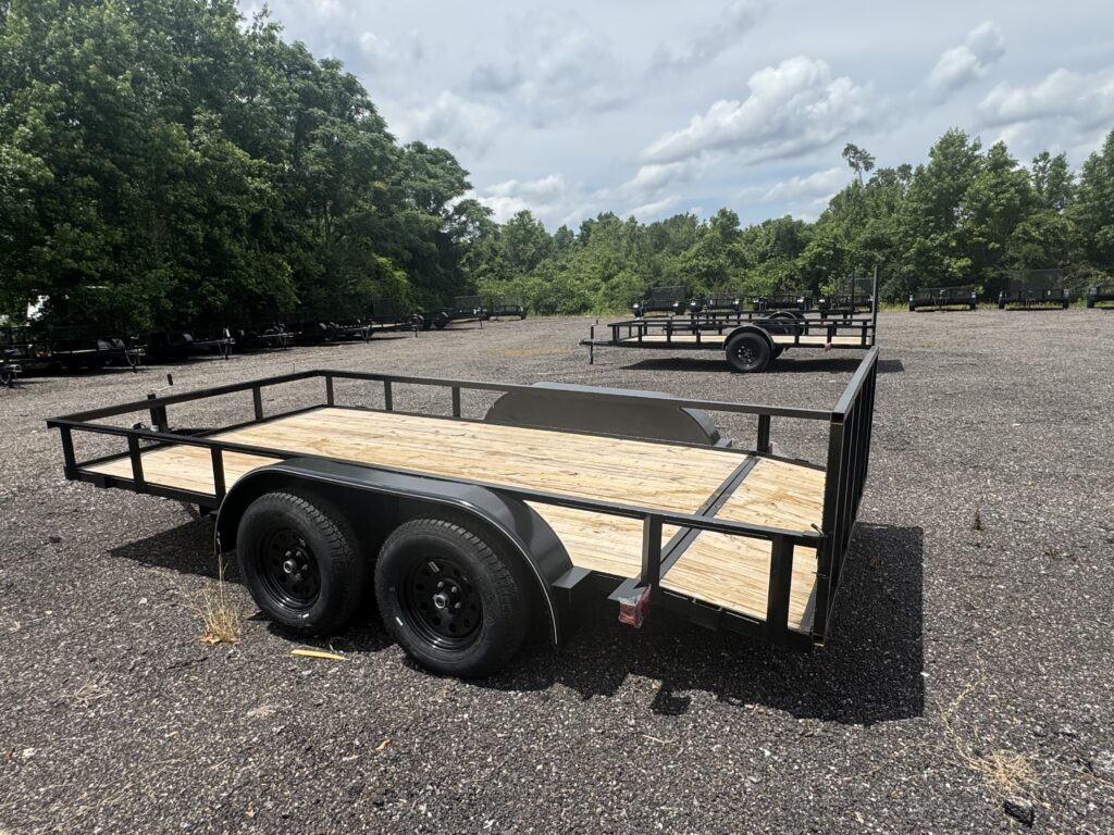 Utility Trailer Tandem Axle Dovetail